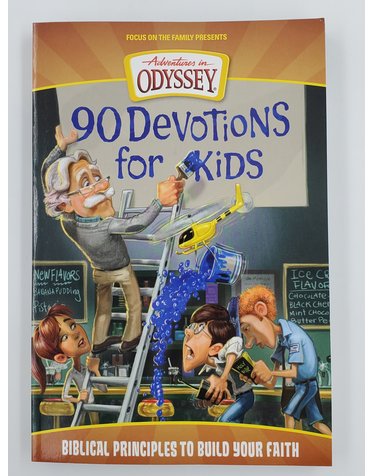 Focus On The Family Adventures in Odyssey: 90 Devotions For Kids Biblical Principles to Build Your Faith (Brand New)