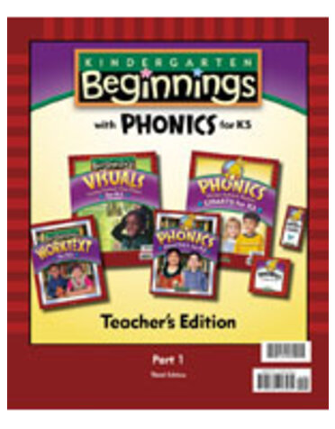 BJU Press Kindergarten Beginnings with Phonics for K5 Teacher's Edition Part 1