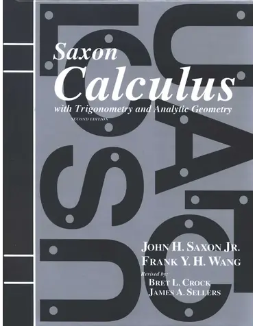 Saxon *Used* Saxon Calculus Textbook