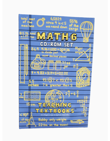Teaching Textbooks Math 6 CD-ROM Set Teaching Textbooks