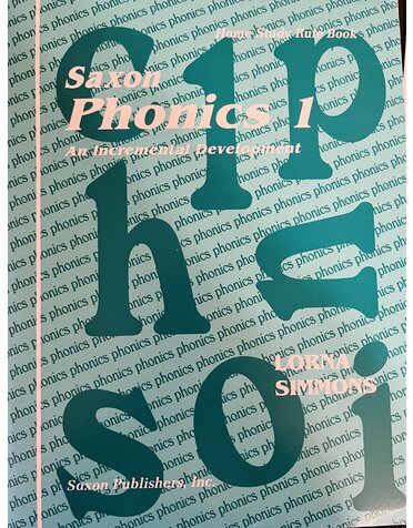 Saxon Saxon Phonics 1 Home Study Rule Book