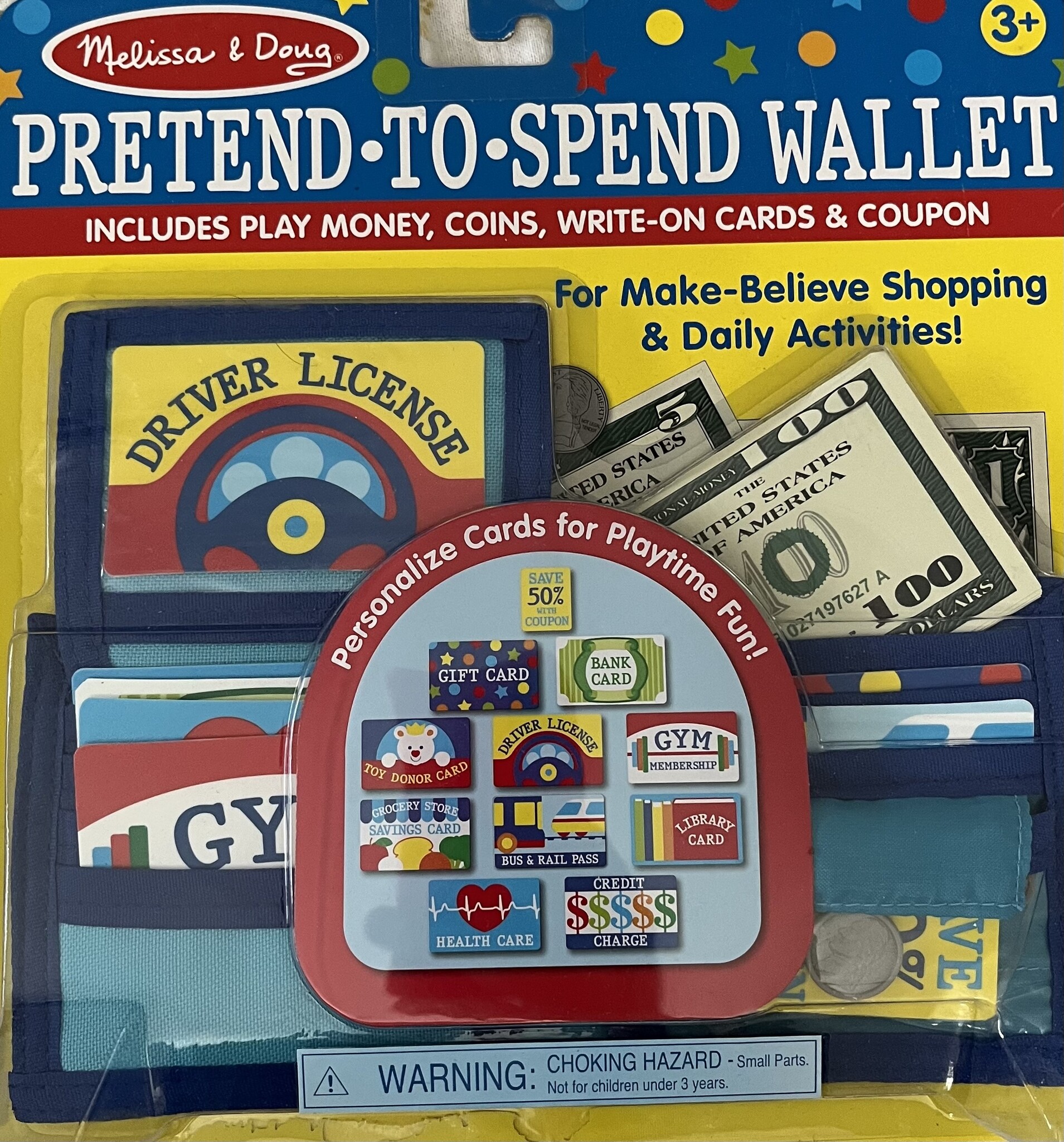 Melissa & Doug  Melissa and Doug Pretend to Spend Wallet