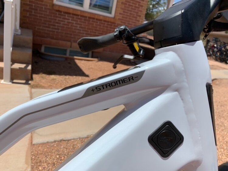 Stromer ST3  - Pearl White - Suspension Fork and Seat - Medium Comfort