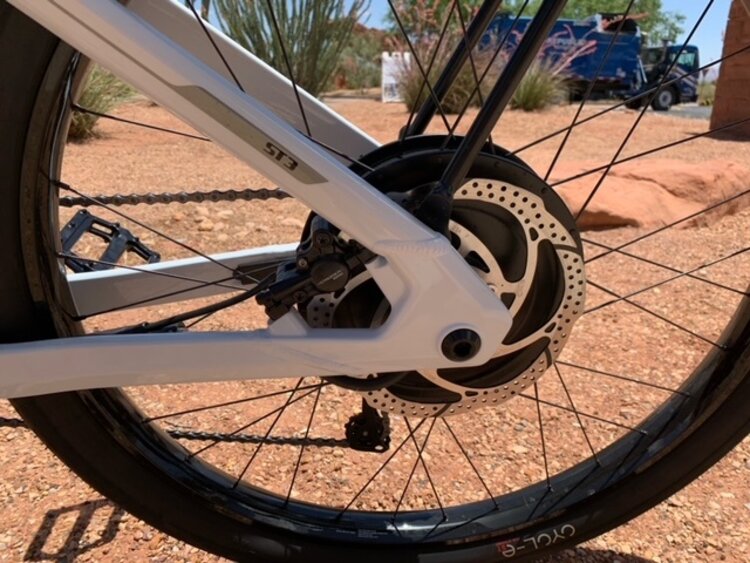 Stromer ST3  - Pearl White - Suspension Fork and Seat - Medium Comfort