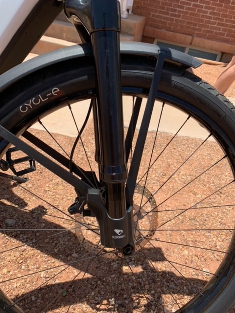 Stromer ST3  - Pearl White - Suspension Fork and Seat - Medium Comfort