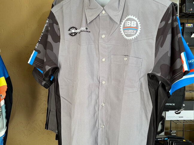 IBB Cyclery IBB Button Down Tech Work / Podium Shirt