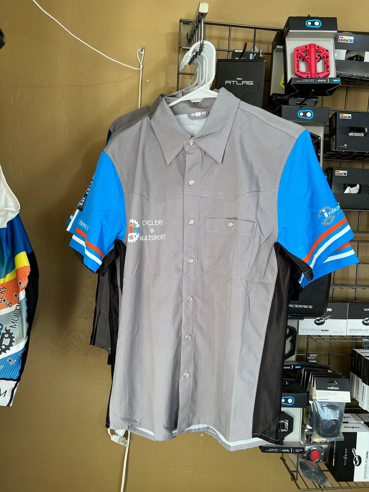 IBB Cyclery IBB Button Down Tech Work / Podium Shirt