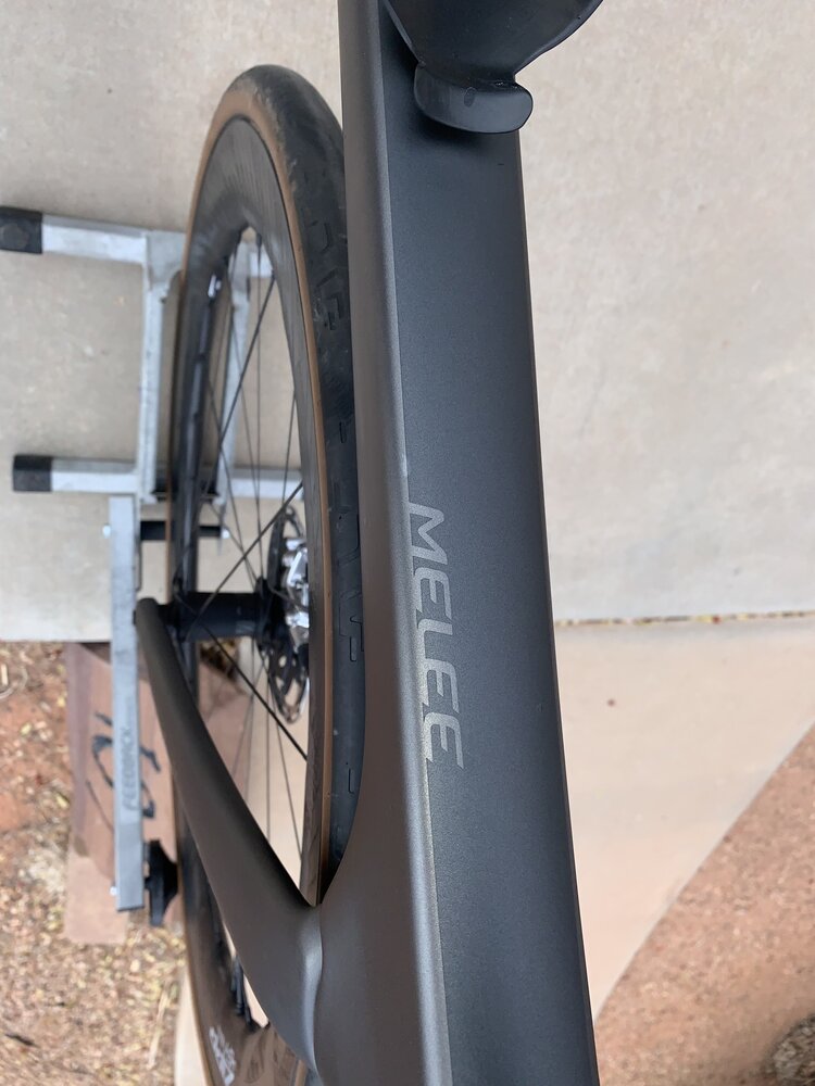 ENVE Composites Enve Melee Custom Build - Red AXS 1x12 - Zipp 454 NSW - Rotor Power Meter -