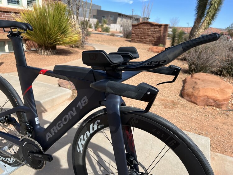 Argon 18 Argon 18 E-119 Disc Tri - Kailua Full Moon - 2x12 Red AXS - Rolf Prima  - Rotor Crank