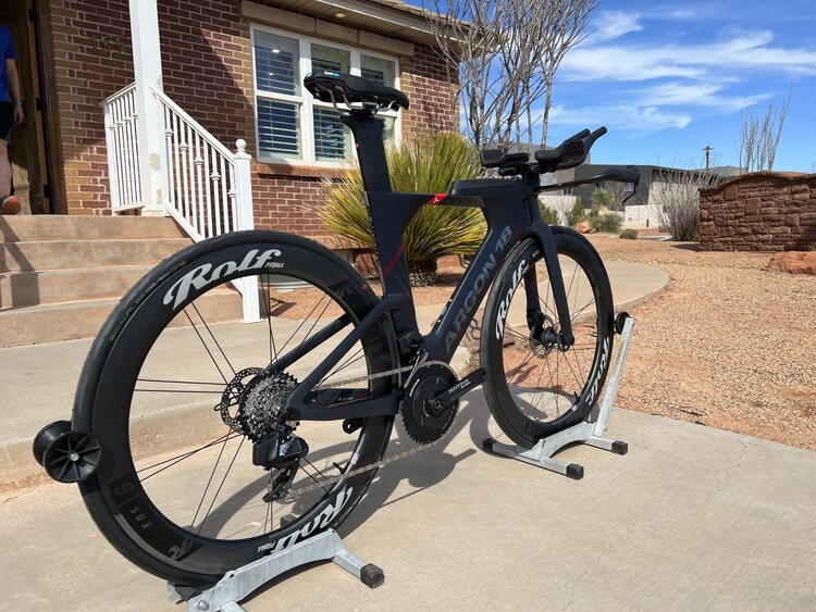 Argon 18 Argon 18 E-119 Disc Tri - Kailua Full Moon - 2x12 Red AXS - Rolf Prima  - Rotor Crank