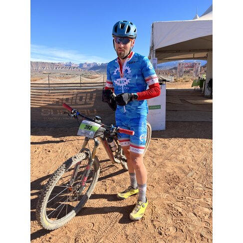 IBB 1-Piece Blue Camo Full Zip SpeedSuit