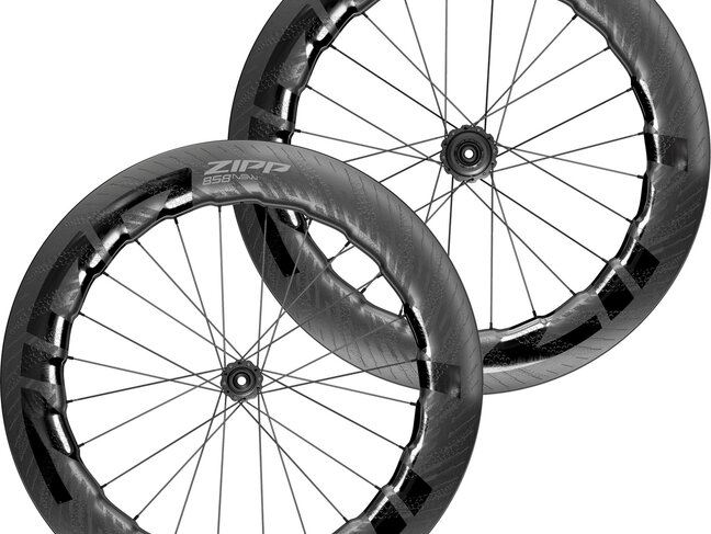 Zipp Speed Weaponry Zipp 858 NSW Tubeless Disc Wheelset - 12x142 / 12x100 - Centerlock -