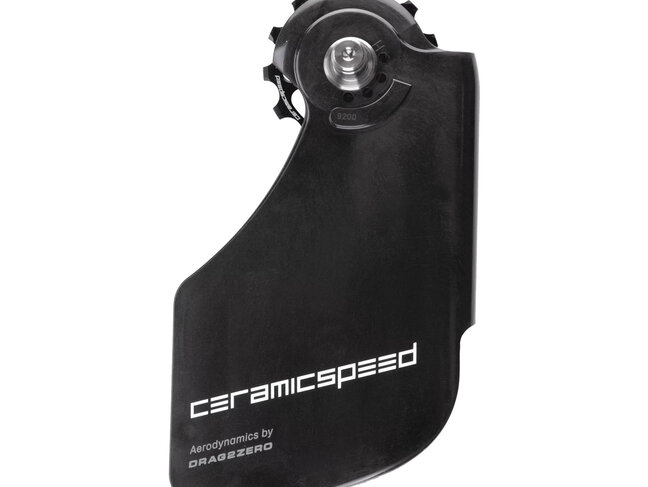 CeramicSpeed OSPW Aero Shimano 9200/9250 and 8100/8150 - Coated Races, Alloy Pulley, Carbon Cage, Black