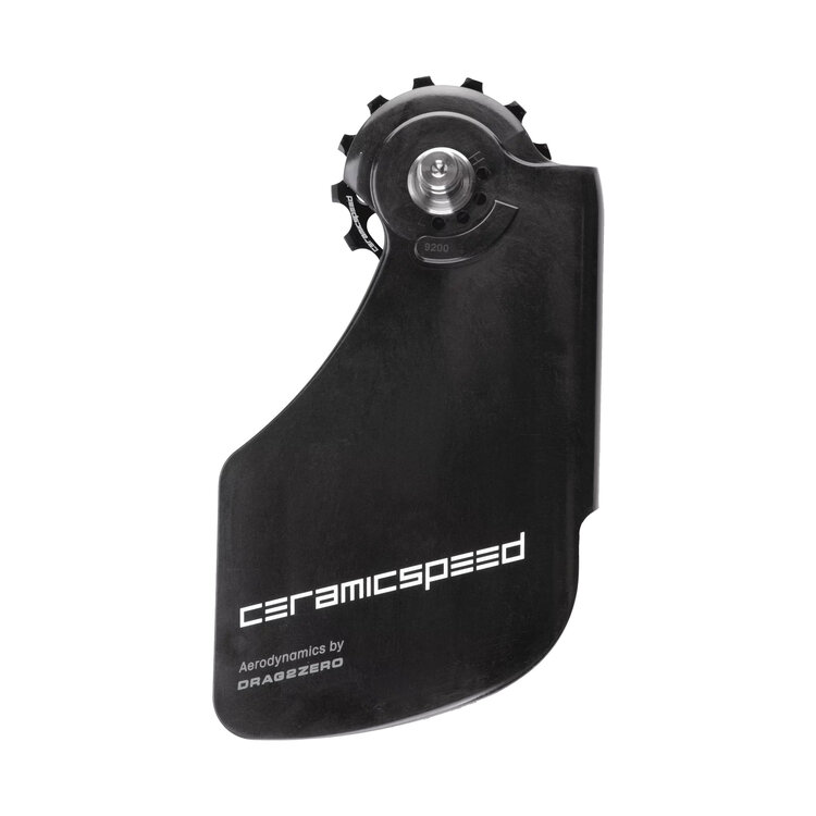 CeramicSpeed OSPW Aero Shimano 9200/9250 and 8100/8150 - Coated Races, Alloy Pulley, Carbon Cage, Black