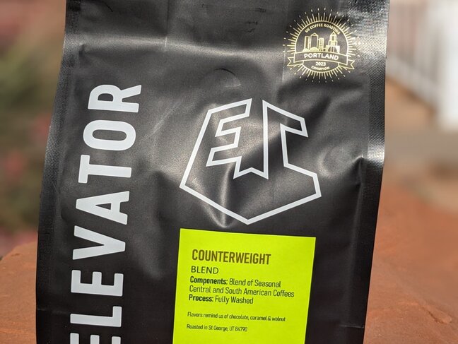 Elevator Coffee Elevator Coffee - COUNTERWEIGHT - Medium Roast Blend - Whole Bean -  12oz