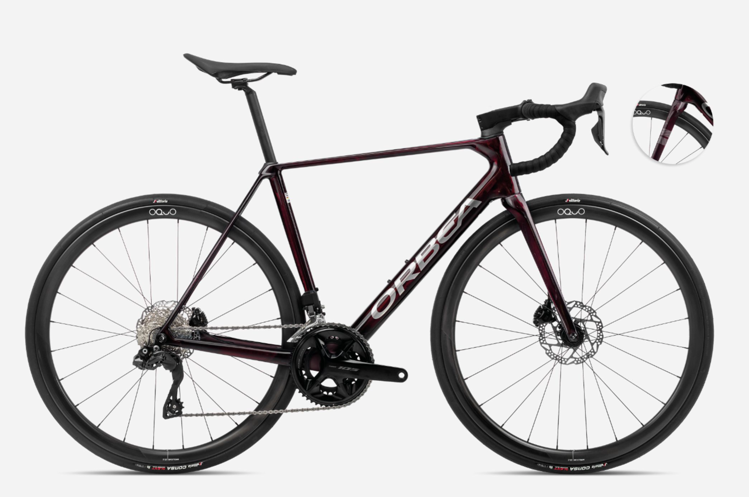 2024 Orbea Orca M35i Red Wine Titanium 53cm IBB Cyclery IBB Cyclery