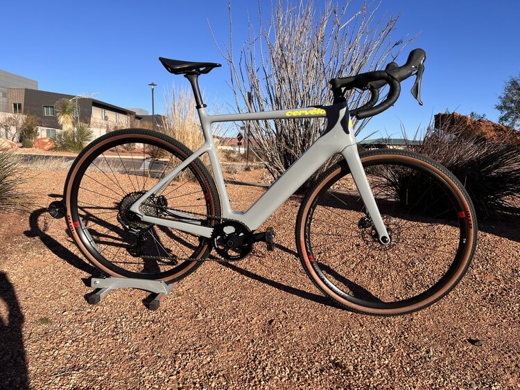 Cervelo Cervelo Rouvida Large GRX RX610 e-Gravel E-Bike - Stone Gray