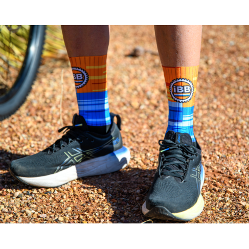 DNA Cycling 2024 IBB Areo Socks Blue/Orange