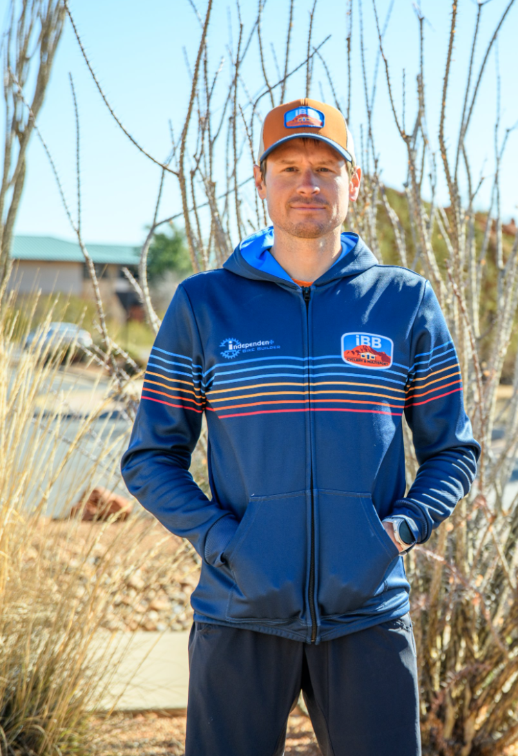 DNA Cycling 2024 IBB Custom sweat shirt Roubaix Zip Up Hoodie-Navy Blue