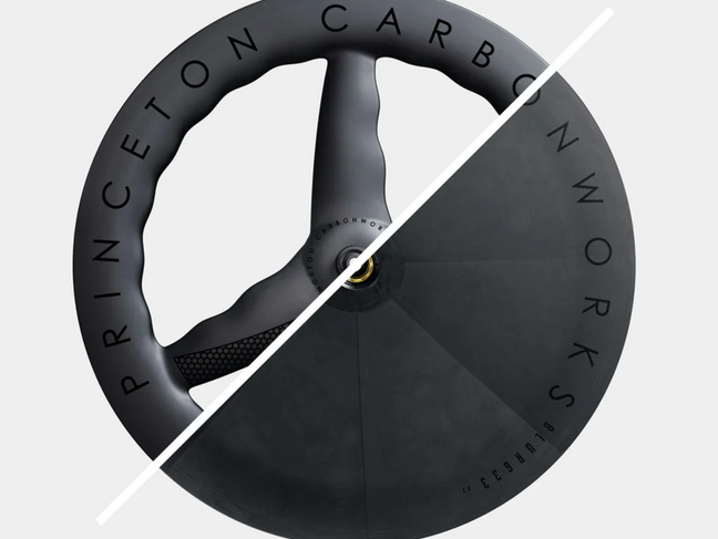 Princeton CarbonWorks Princeton Carbon Works - Mach TS (TriSpoke) + Blur (Rear Disk) Set - Black