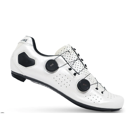 Lake Cycling CX333 Road Shoes - Boa -  White - Narrow - Size 45.5