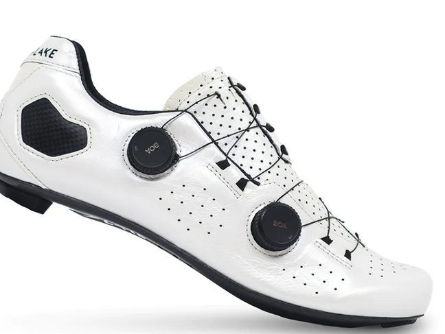 Lake Cycling CX333 Road Shoes - Boa -  White - Narrow - Size 45.5