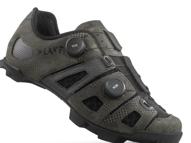 Lake Cycling MX241 Men's MTB Cycling Shoes Carbon - Size 42.5 US 8.5