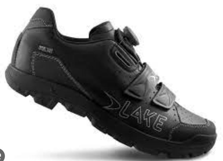 Lake Cycling Shoes MX168 Black/Silver 45