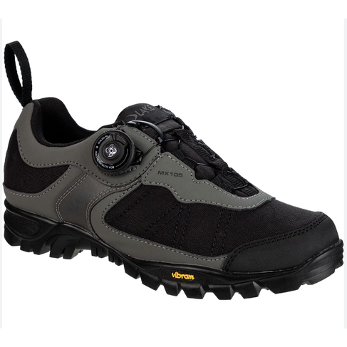 Lake Cycling MX105 BLACK/GREY 45 MTB Shoes