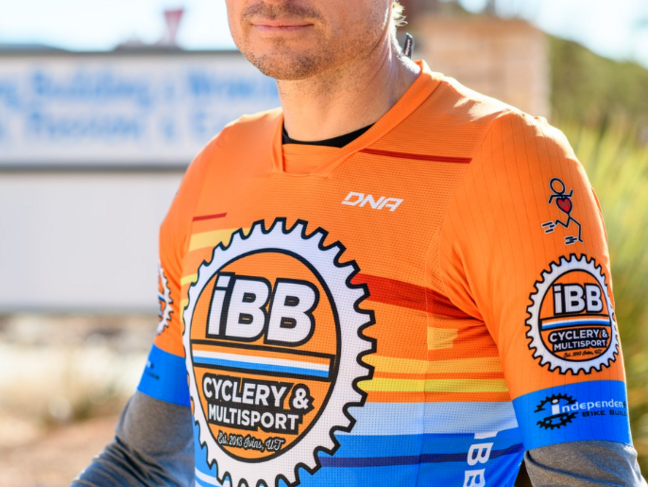 DNA Cycling 2024 IBB Summit Jersey Blue/Orange -