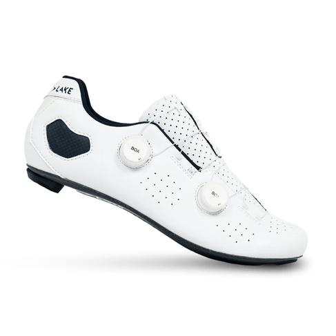 Lake Cycling CX333 Road Shoes - Boa -  White - Narrow - Size 44.5