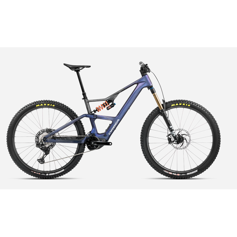 Orbea 2025 - ORBEA RISE LT - M-Team 20mph - SMALL - Tanzanite Carbon View Carbon Raw (Matte)