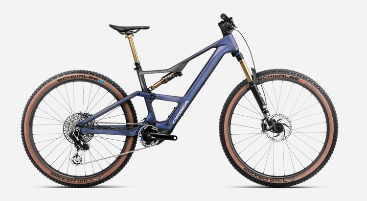 Orbea 2025 - ORBEA RISE SL M-LTD 420W 20mph M Tanzanite Carbon View - Carbon Raw (Matt)