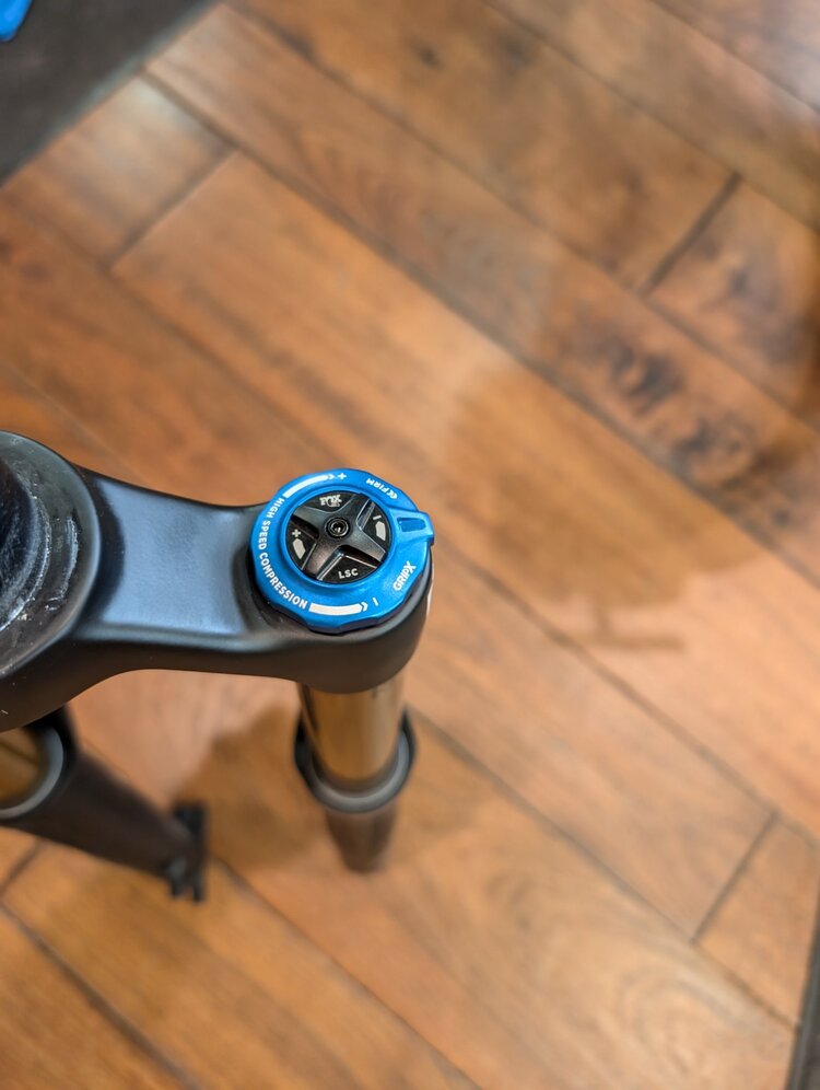 2025 Fox Factory 34 140mm Fork Grip X Damper - 29" - Black