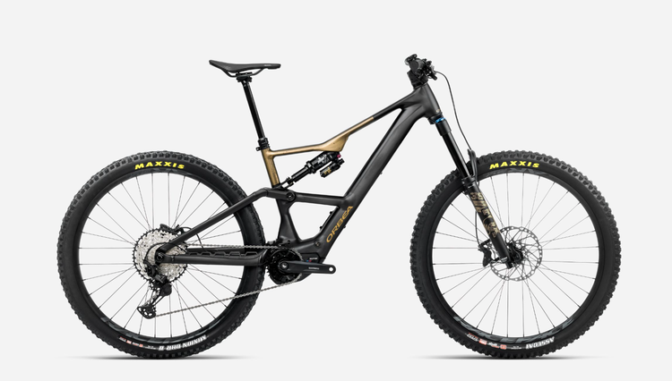 Orbea 2025 Orbea Rise LT H10 - Diamond black/Olive green -  Small -  630w/hr