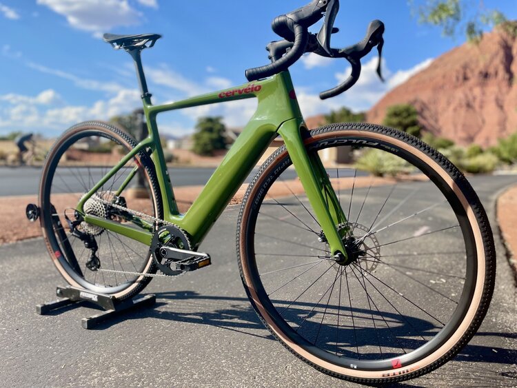 Cervelo Cervelo Rouvida GRX RX610 e-Gravel E-Bike - Green - Medium