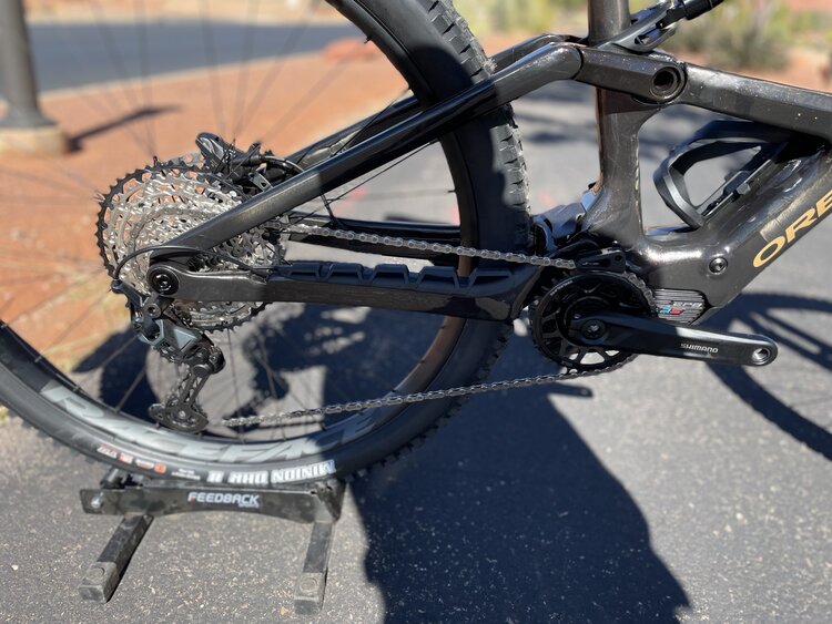 Orbea 2025 - ORBEA RISE LT M20 630W 20mph L Cosmic Carbon View - Golden Sand (Gloss) - Rental/Demo