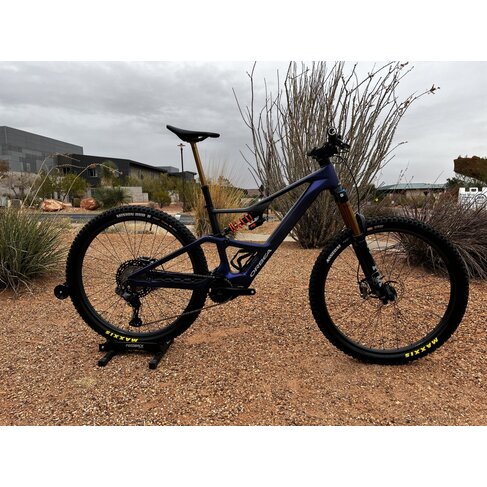 Orbea 2025 - ORBEA RISE LT M-TEAM 630W 20mph LARGE - CUSTOM -  Tanzanite Carbon View - Carbon Raw (Matt)