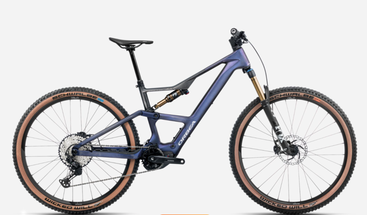Orbea 2025 ORBEA RISE SL M10 - 420 W-Hr - Small - Tanzanite / Carbon View (Matte)