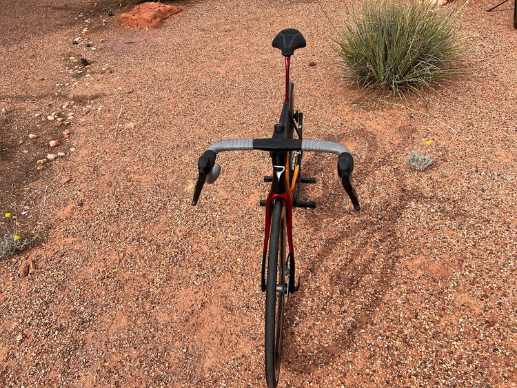 Pinarello Pinarello Dogma X - 54cm - Xolar Sun - SRAM Red AXS 2x12 E1 - Princeton CarbonWorks Peak 4550 EVO -