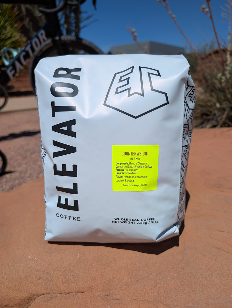 Elevator Coffee Elevator Coffee - COUNTERWEIGHT - Medium Roast Blend - Whole Bean -  5lb