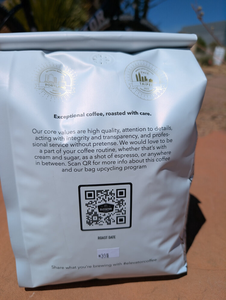 Elevator Coffee Elevator Coffee - COUNTERWEIGHT - Medium Roast Blend - Whole Bean -  5lb