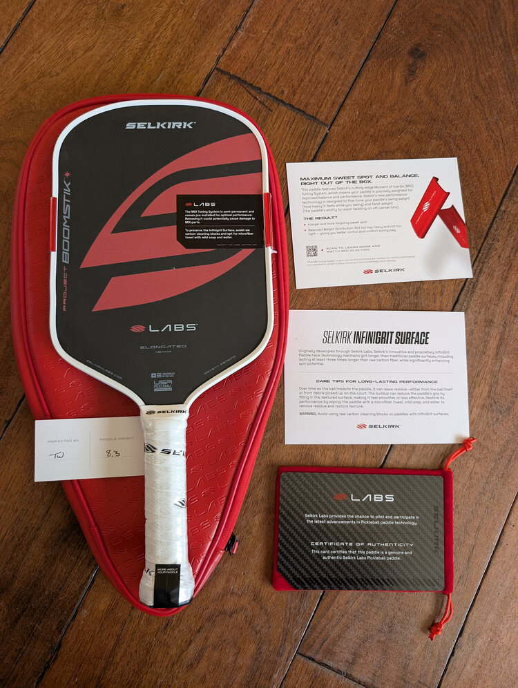 Selkirk Sport Selkirk Sport Labs Project Boomstik Elongated 16mm w/Soft Case