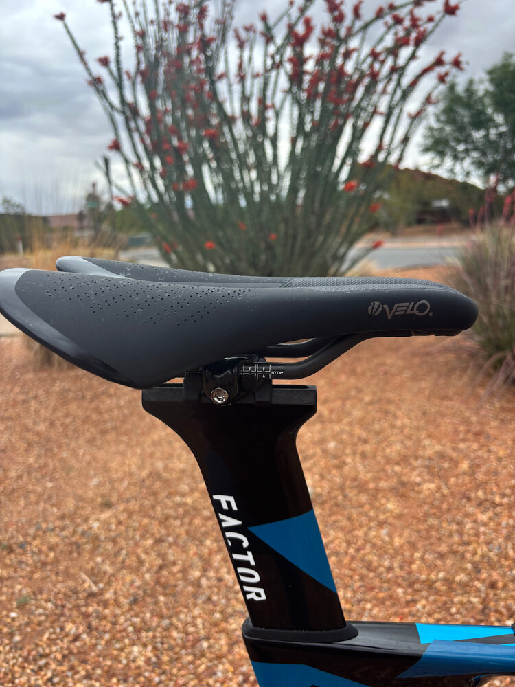 Factor Bikes Factor SLiCK Triathlon -  SRAM RED AXS 1x12 Power - CeramicSpeed - Black Inc. 62 Wheels - Nebula Blue - 56cm