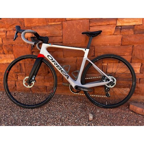 Orbea Orbea Orca M11e-LTD - CUSTOM - Grey Red White -  SRAM AXS 1x12- 53cm