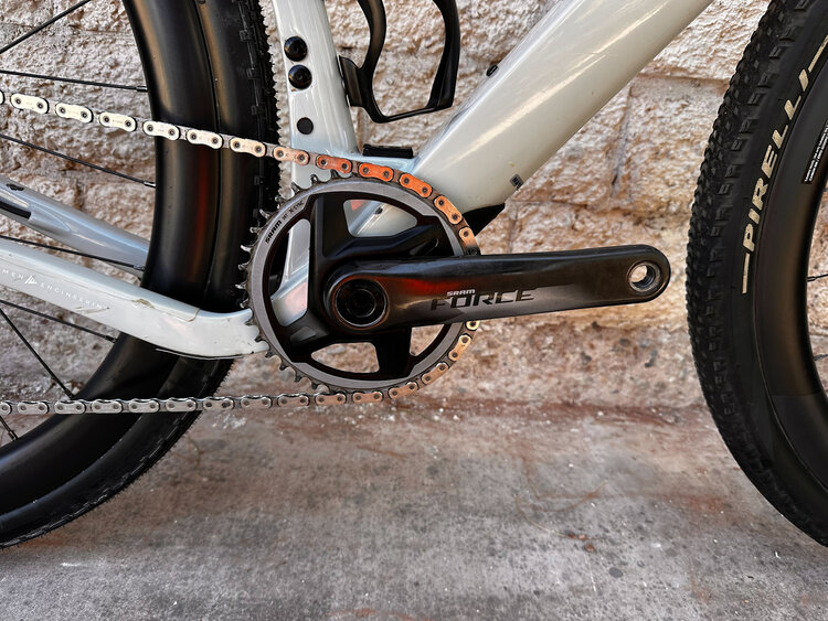 3T 2023 3T Exploro Boost e-Gravel - Force AXS 1x12 - Black / White 54cm - Preowned