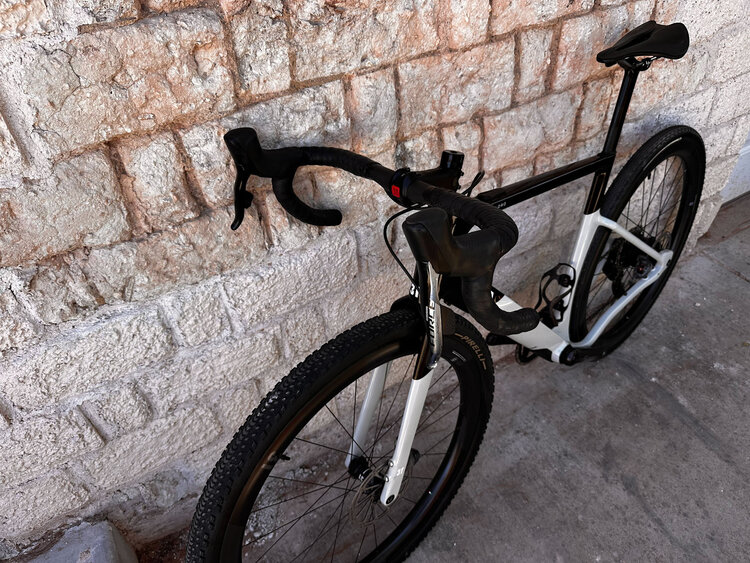 3T 2023 3T Exploro Boost e-Gravel - Force AXS 1x12 - Black / White 54cm - Preowned