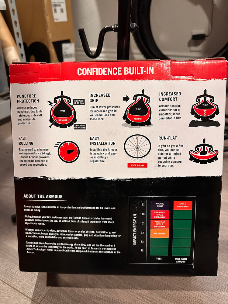 Tannus Armour Tire Insert 24 x 1.95-2.5 Single