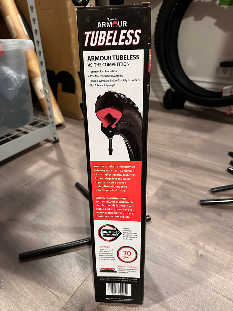 Tannus Armour Tubeless Gravel Tire Insert - 700 x 33-47mm, Single