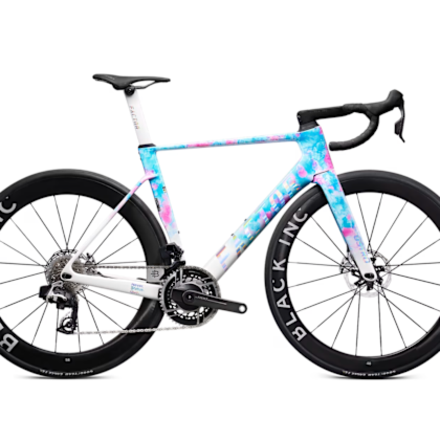 Factor Ostro Vam SRAM Red Black Inc Wheels 52cm Watercolor - IBB